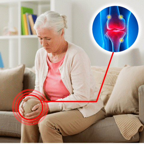 Coussin genoux orthopédique mousse mémoire sciatique mal dos