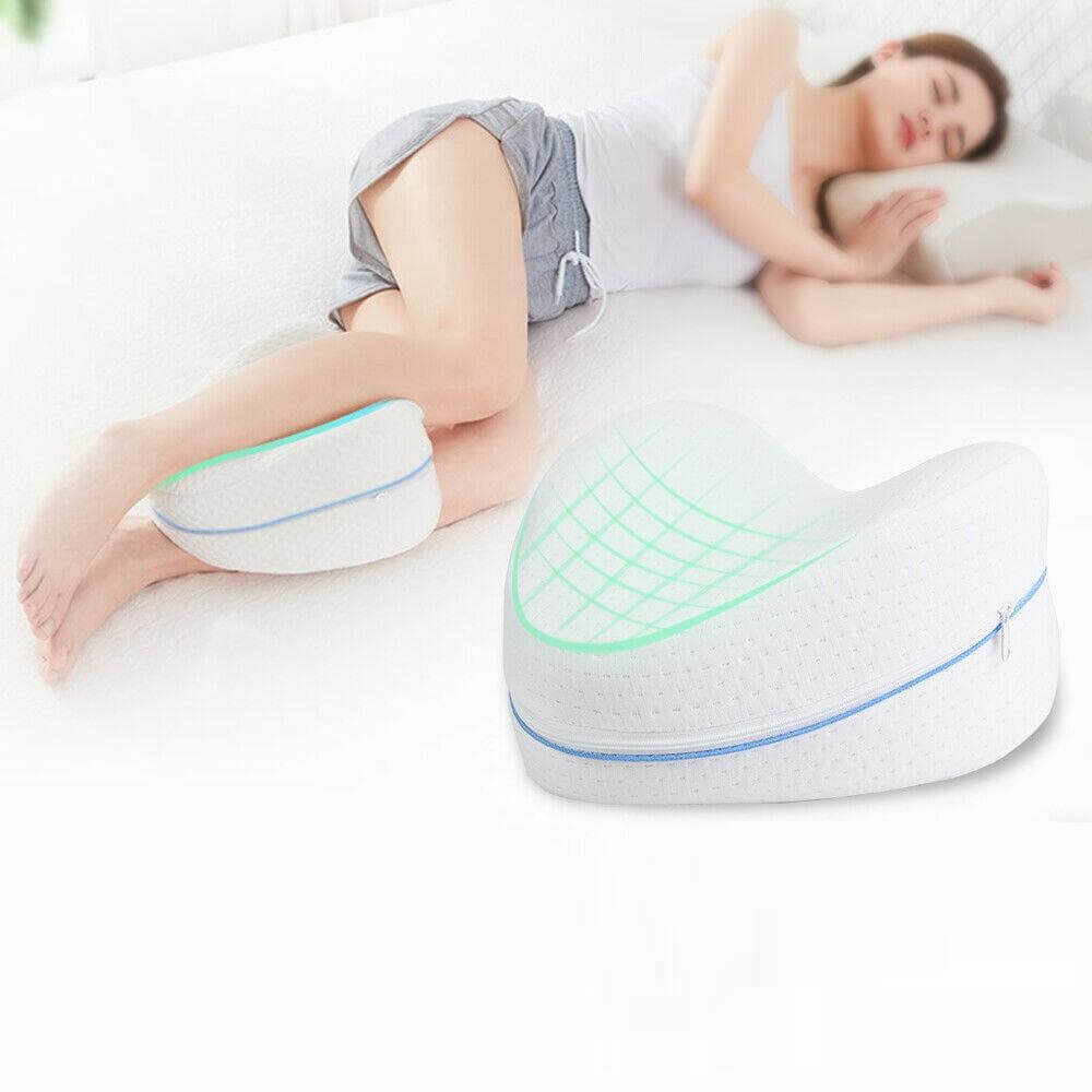 Coussin jambes ergonomique alignement hanches dormeurs côté