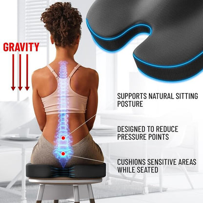 Coussin chaise bureau ergonomique gel rafraîchissant confort journée