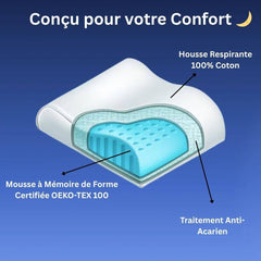 Oreiller Cervical Ergonomique