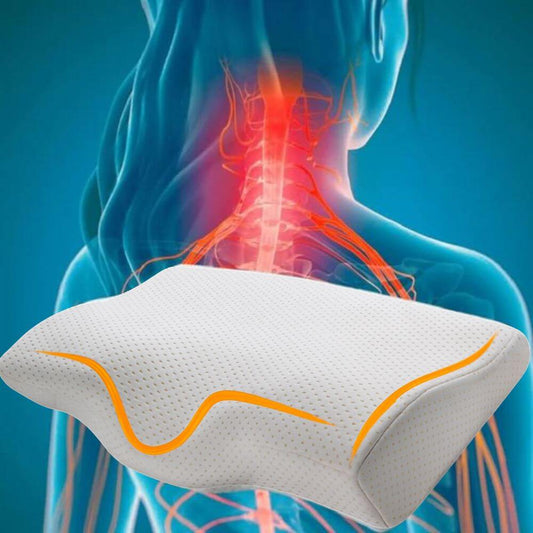 Oreiller cervical orthopédique mousse mémoire douleur nuque 